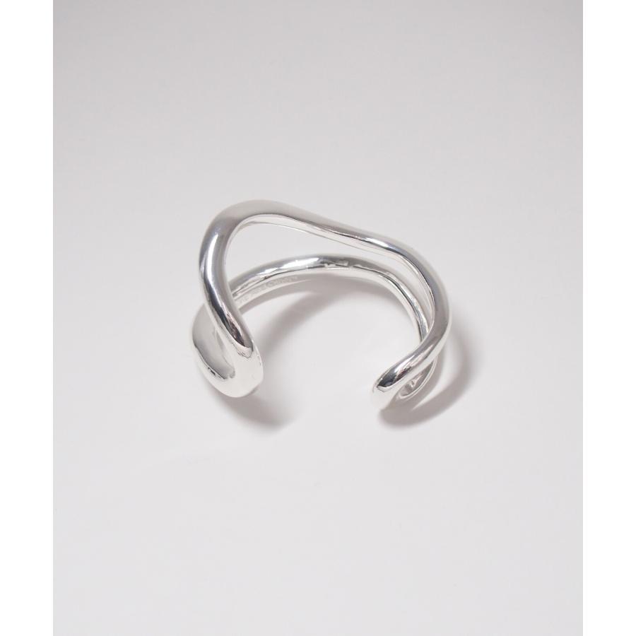 ナッシングアンドアザーズ　バングル　ダブルラインバングル　シルバー925 Nothing And Others/ナッシングアンドアザーズ」Double line