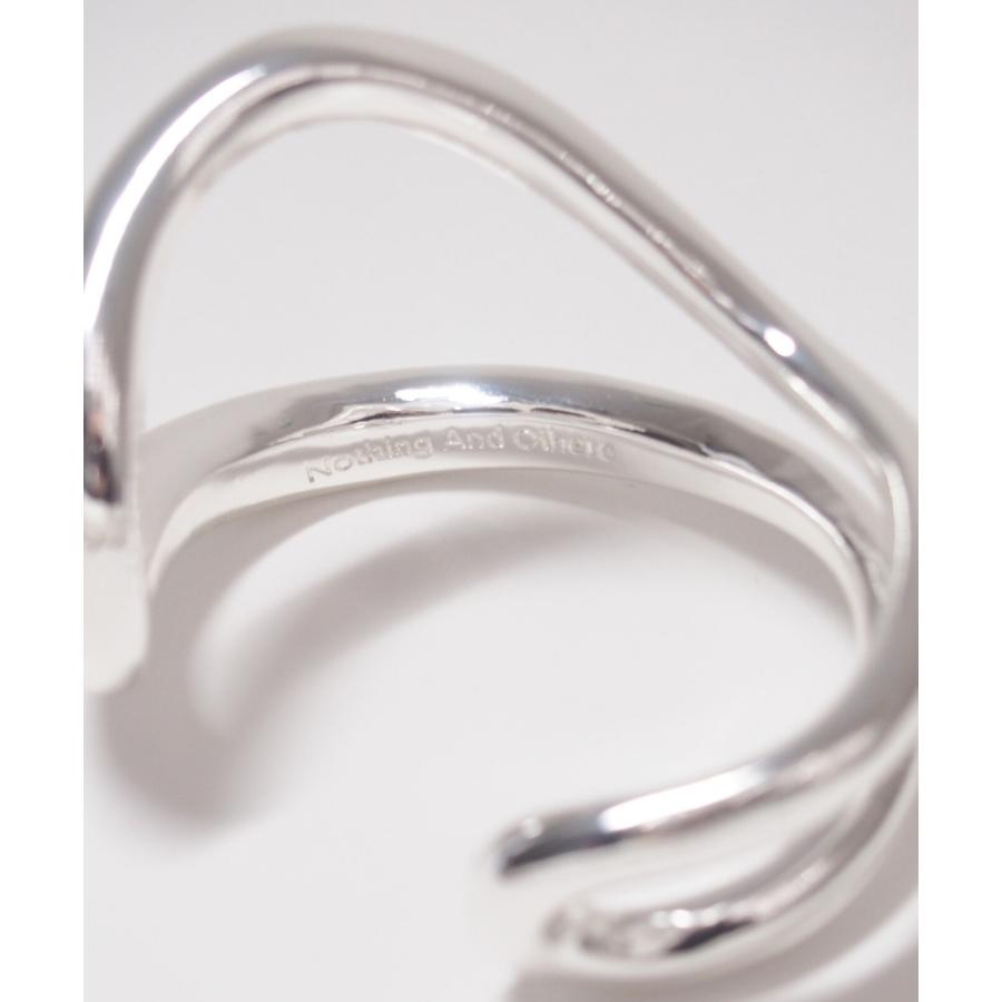 ナッシングアンドアザーズ　バングル　ダブルラインバングル　シルバー925 Nothing And Others/ナッシングアンドアザーズ」Double line