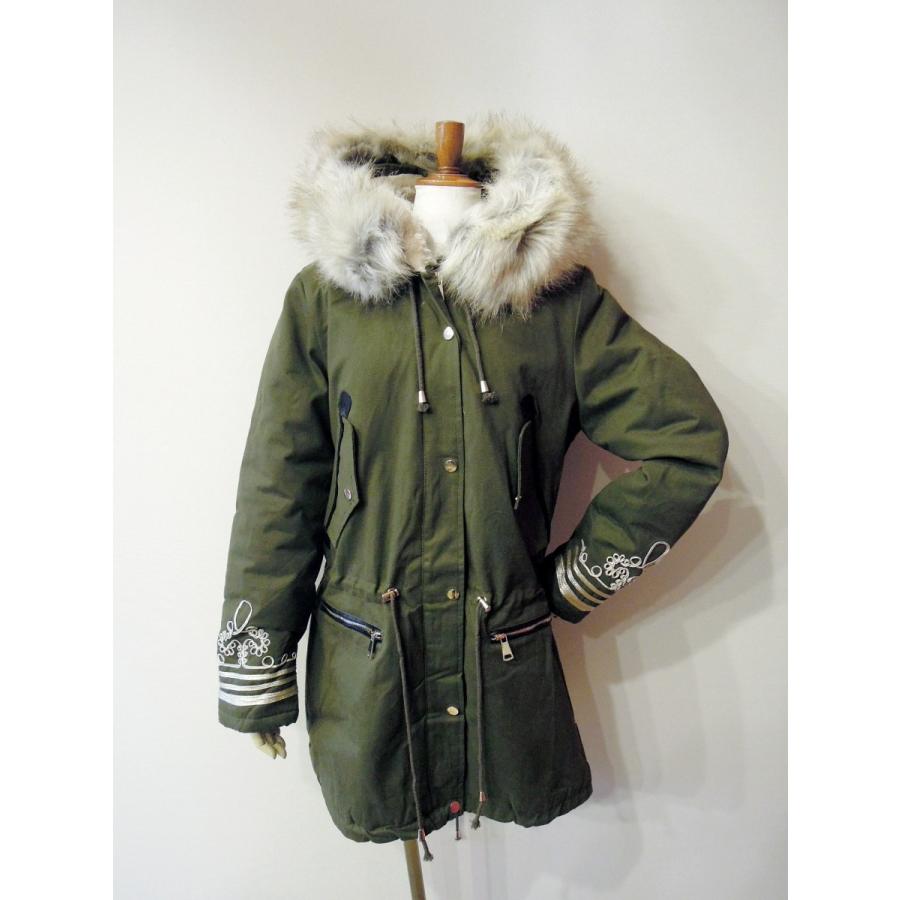 イタリア ファーフード付きミリタリーコート レディース モッズコート カーキ 9号 11号 ボアインナー おしゃれ 通販 秋冬 アウター 女性 O 6ii セレクトショップ クラシカ 通販 Yahoo ショッピング