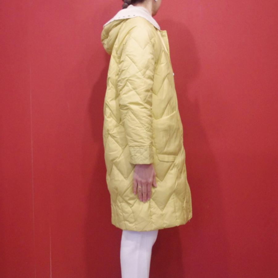 30%OFF フード付きキルティングロングコート ジャケット レディース