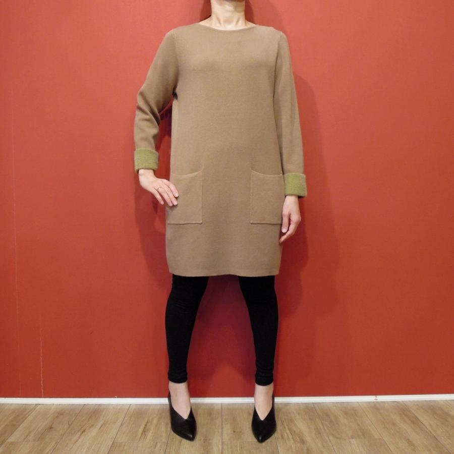 イタリア 袖口ファーニットワンピース レディース モカブラウン 茶色 長袖 9号 11号 新品 未使用 無地 通販 春秋冬 送料無料 Op 6wk セレクトショップ クラシカ 通販 Yahoo ショッピング