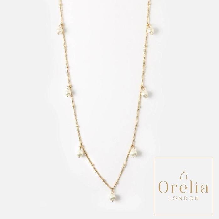 オレリア Orelia London パールドロップロングネックレス レディース チェーン 真珠 アクセサリー 通販 おしゃれ プレゼント 婦人 Ore セレクトショップ クラシカ 通販 Yahoo ショッピング