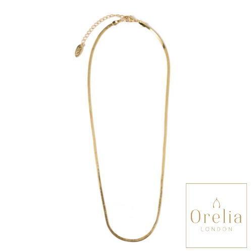 オレリア Orelia フラットスネークチェーンネックレス レディース 新品 未使用 ゴールド 通販 おしゃれ 海外 ブランド アクセサリー Ore セレクトショップ クラシカ 通販 Yahoo ショッピング