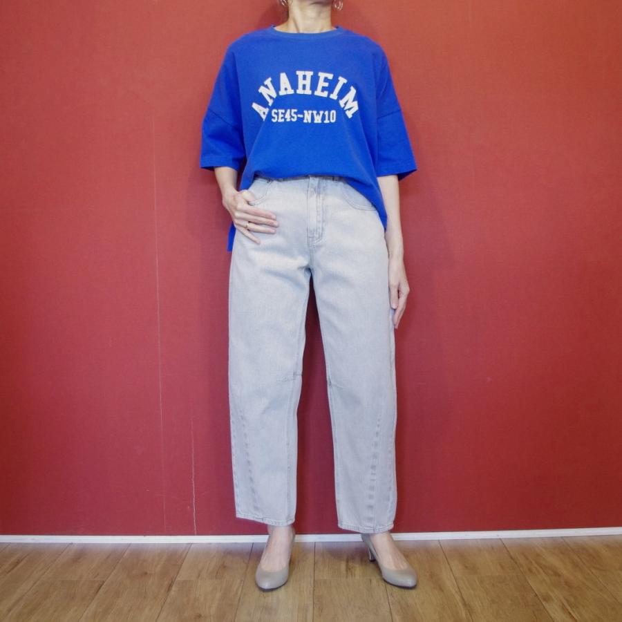 【新品タグ付き】PASSIONE デニムパンツ 38 PASSIONE PASSIONEパシオーネ コクーンブリーチデニムパンツ