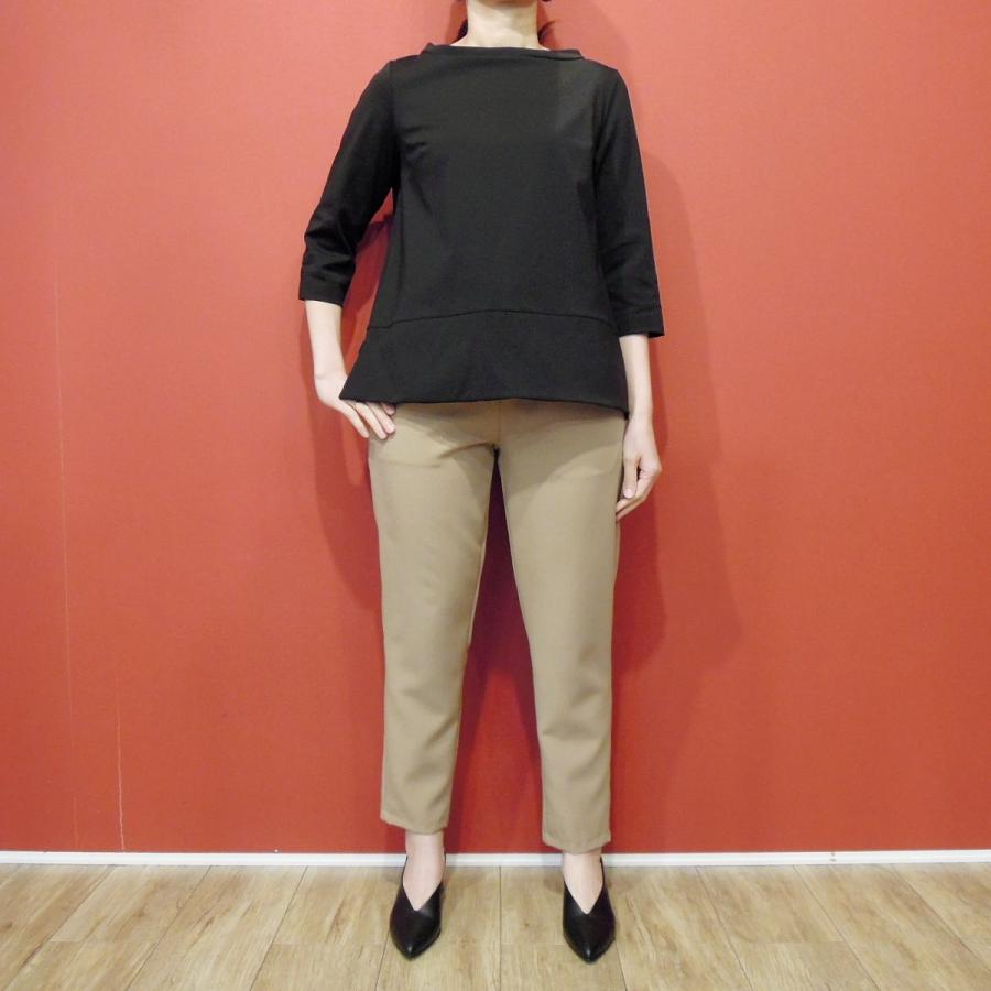 イタリア製 7分袖ボートネックプルオーバートップス レディース ブラック 黒 きれいめ カットソー 9号 M 新品 未使用 海外 ブランド T 6yob セレクトショップ クラシカ 通販 Yahoo ショッピング