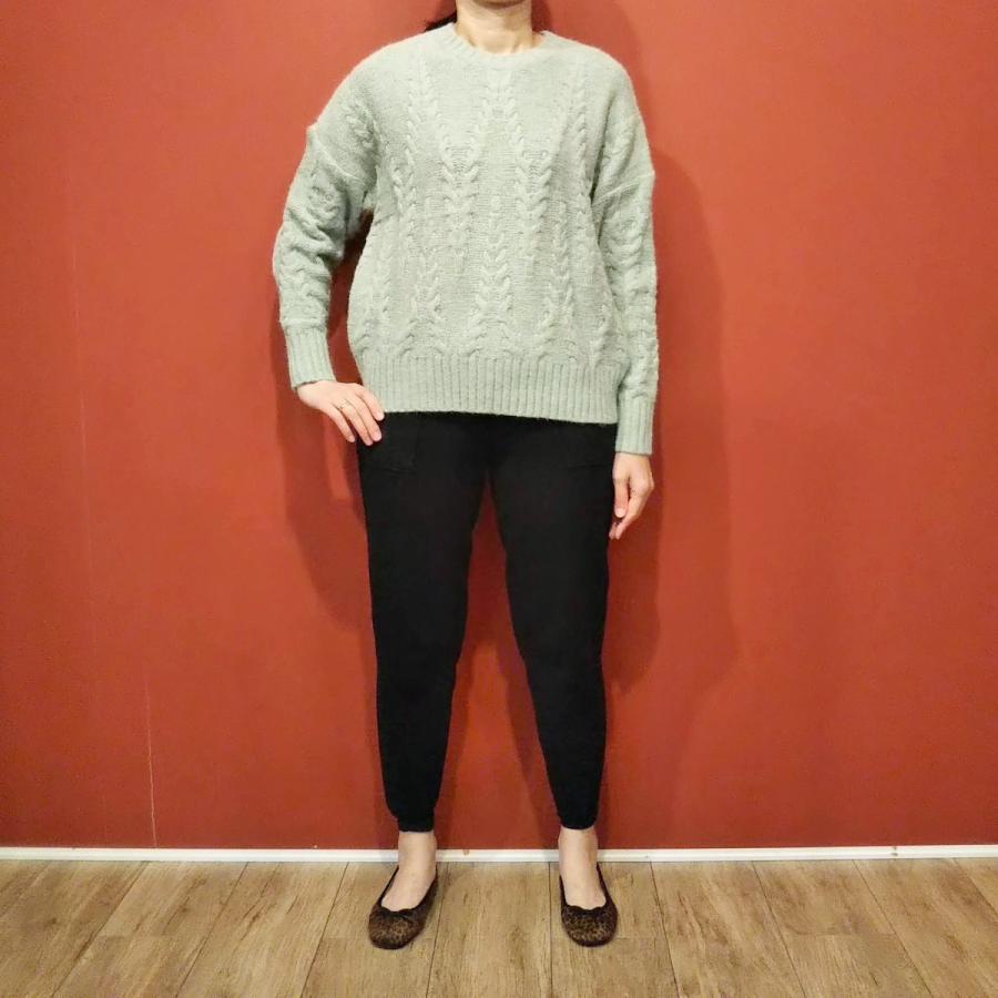 イタリア ケーブルニットセーター レディース 丸首 服 ミントグリーン パステルカラー きれい 無地 海外 ブランド 新品 未使用 ざっくり T 7ex セレクトショップ クラシカ 通販 Yahoo ショッピング