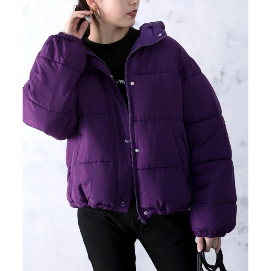 あむページ JaVa ジャバコラボ》ぬくぬく暖か！ショート丈フード付き中綿