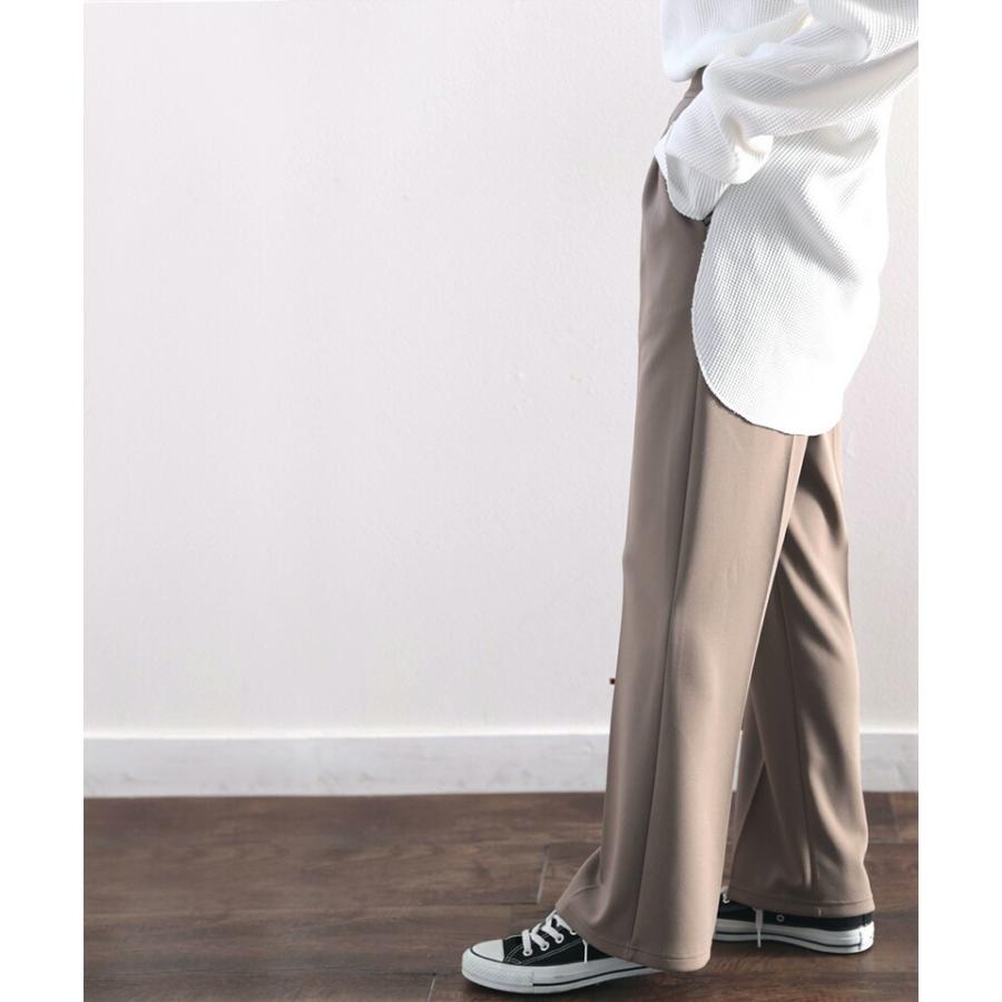 レディース 大きいサイズ ボトムス パンツ フレアパンツ センタープレス ストレッチ 春 夏 | classicalelf | 06