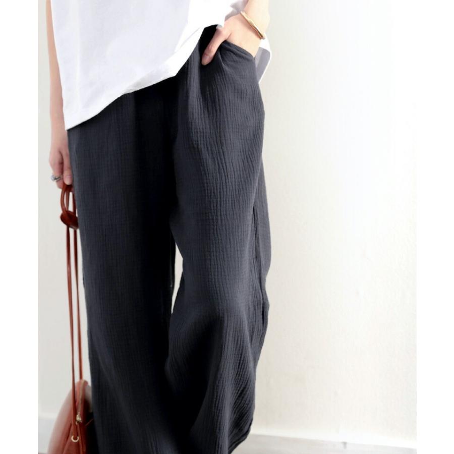 大きいサイズ美品⭐️TO BE CHIC✨ワイドパンツ⭐️濃紺⭐️秋冬パンツ⭐️匿名発送 classicalelf レディース ボトムス パンツ ワイドパンツ ガーゼ