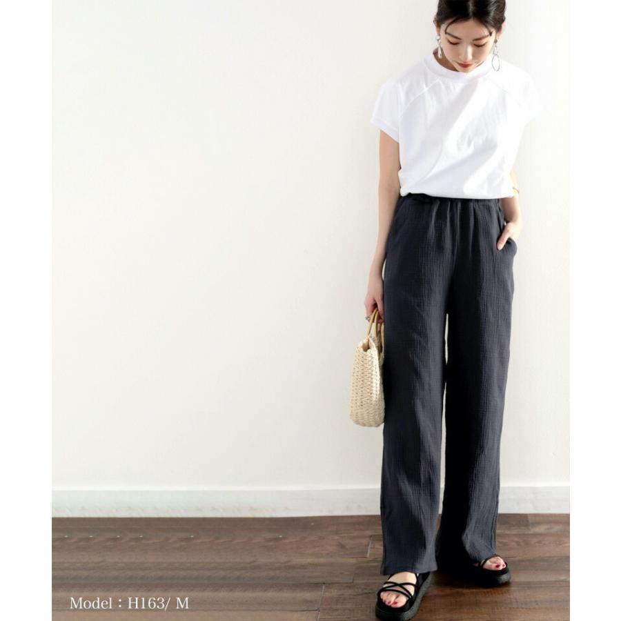 群言堂・根々・涼しい楊柳パンツ・綿100%・白 群言堂・根々・涼しい楊柳パンツ・綿100%・白 群言堂・根々