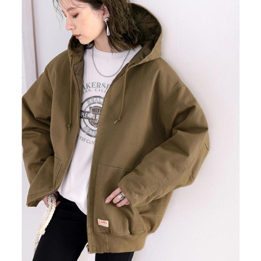 《JaVaジャバ コラボ》レディース 大きいサイズ アウター ジャケット オーバーサイズ ゆったり コットン 中綿 キルティング ミドル丈 ユニセックス 男 | classicalelf | 08