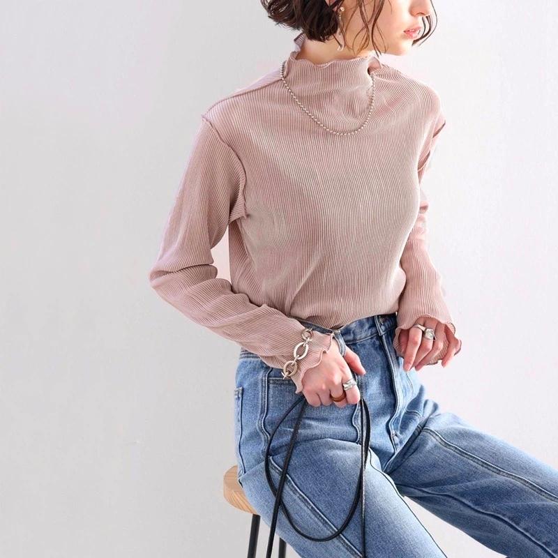 未使用に近い　プリーツプリーズ　 淡いベージュ　長袖トップス　サイズ3 楽天市場】イッセイミヤケ プリーツプリーズ（カラーベージュ