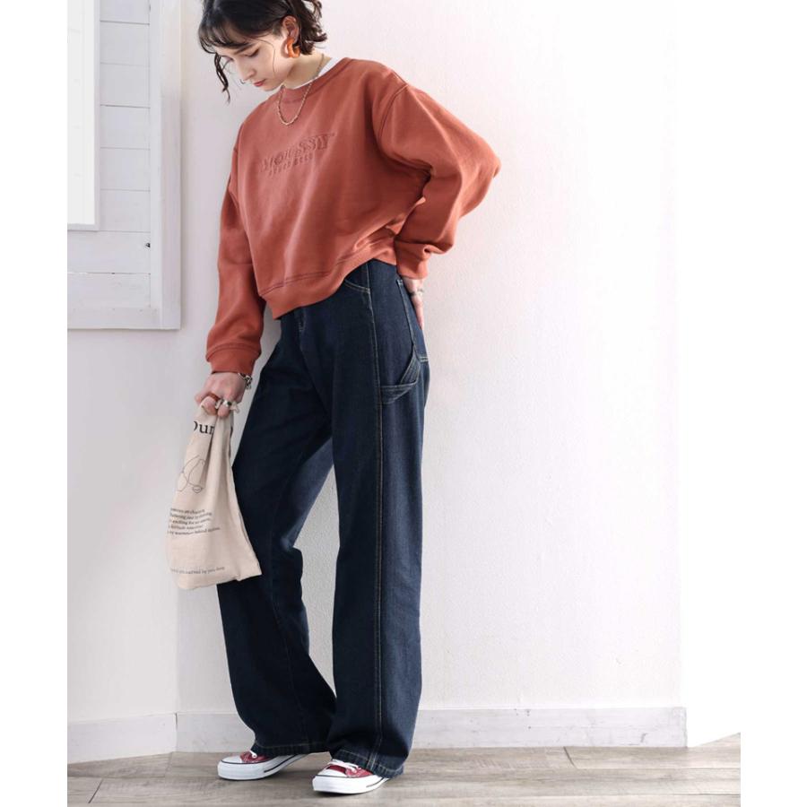 《JaVaジャバ コラボ》レディース ボトムス ボーイッシュ メンズライク ペインター パンツ S M L XL ベージュ ナチュラル ワンウォッシュ 春 夏 2022ss | classicalelf | 11