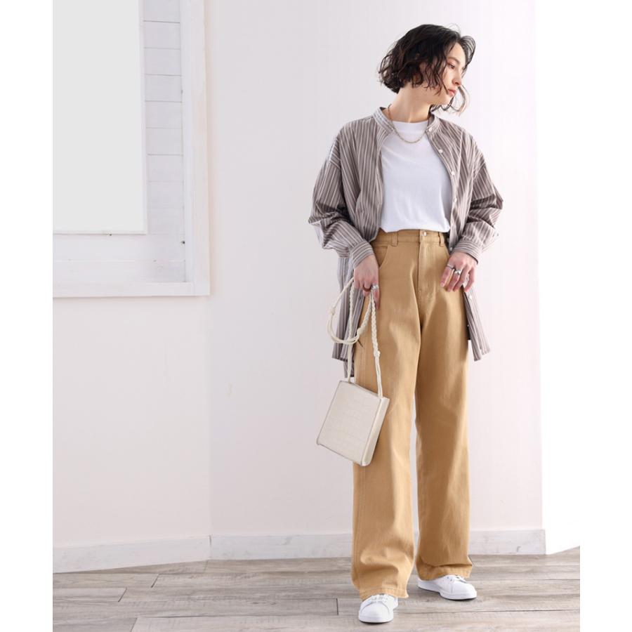 《JaVaジャバ コラボ》レディース ボトムス ボーイッシュ メンズライク ペインター パンツ S M L XL ベージュ ナチュラル ワンウォッシュ 春 夏 2022ss | classicalelf | 03