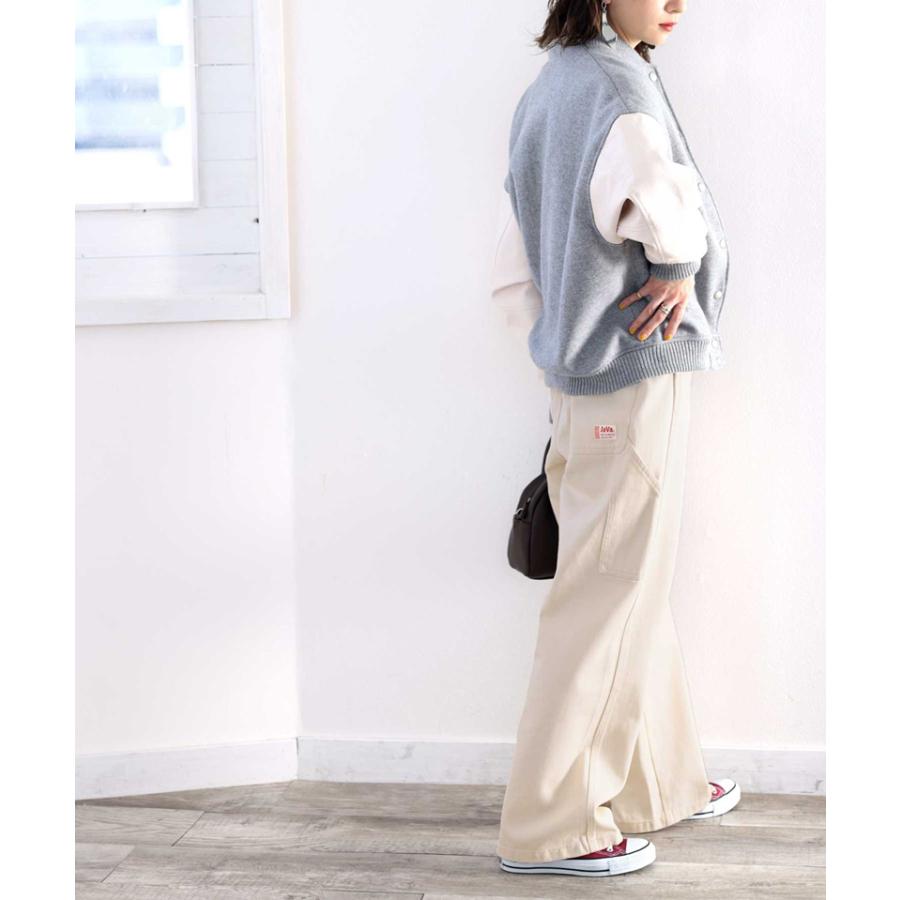 《JaVaジャバ コラボ》レディース ボトムス ボーイッシュ メンズライク ペインター パンツ S M L XL ベージュ ナチュラル ワンウォッシュ 春 夏 2022ss | classicalelf | 07