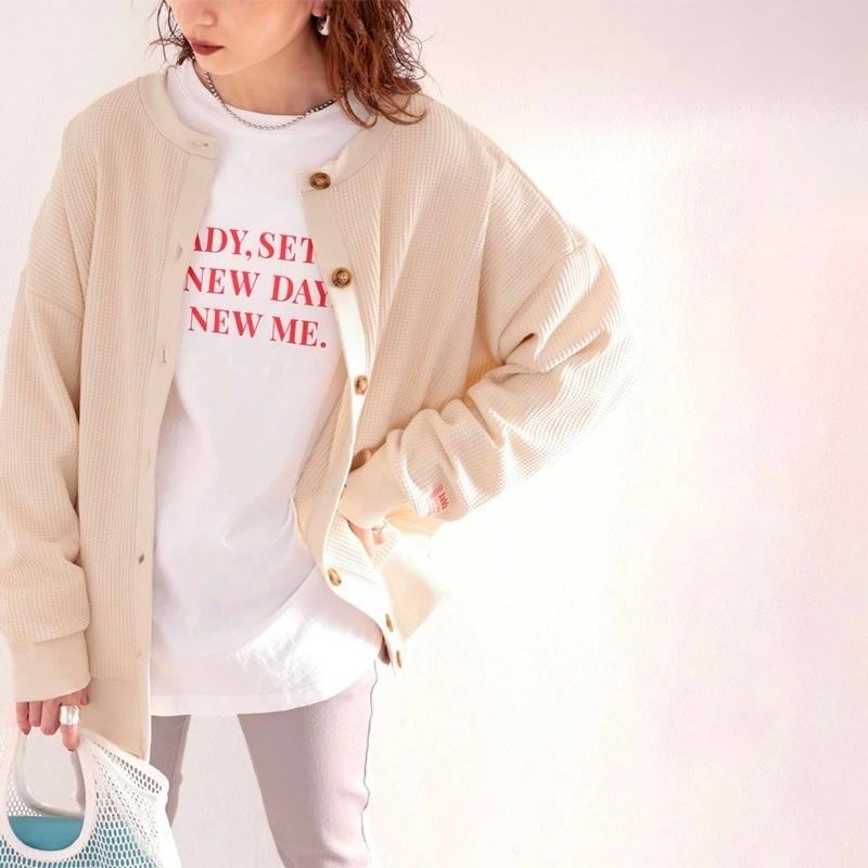 《JaVaジャバ コラボ》【family+】メール便  レディース 大きいサイズ トップス カーディガン 前後2way オーバーサイズ ゆったり ドルマン ボリューム | classicalelf | 17