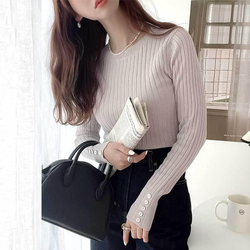 送料無料 レディース トップス Tシャツ カットソー ニット 長袖 シェルボタン Uネック 華奢見え リブ ゆったり インナー 綿100 コンパクト 大きいサイズ ブラ Ce Classical Elf Xxs 5lまで取扱 通販 Yahoo ショッピング