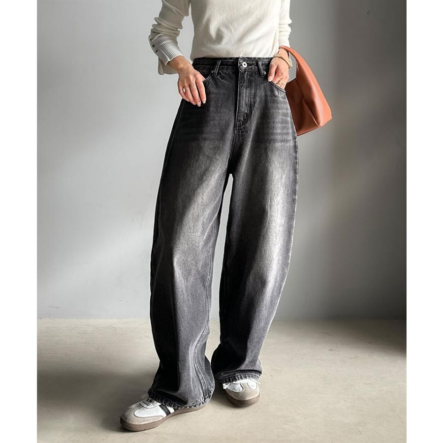 【 クラシカルエルフ classical elf 】 ボトムス パンツ レディース ゆったり シルエット カーブ デニム | classicalelf | 03
