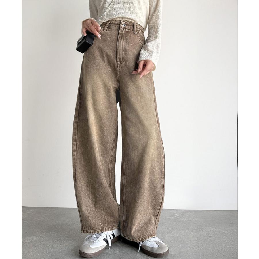 【 クラシカルエルフ classical elf 】 ボトムス パンツ レディース ゆったり シルエット カーブ デニム | classicalelf | 07