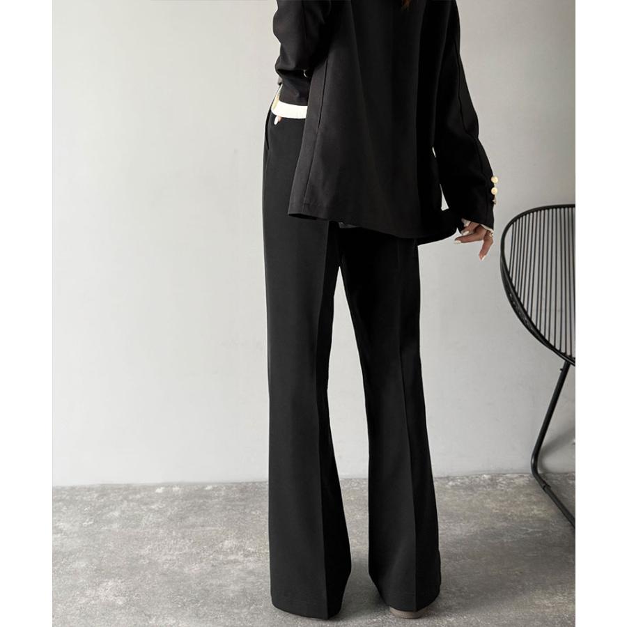 【 クラシカルエルフ classical elf 】ボトムス レディース 秋冬 パンツ 【UVカット・防しわ機能】 洗濯機 OK 美脚シルエット フレアパンツ | classicalelf | 09