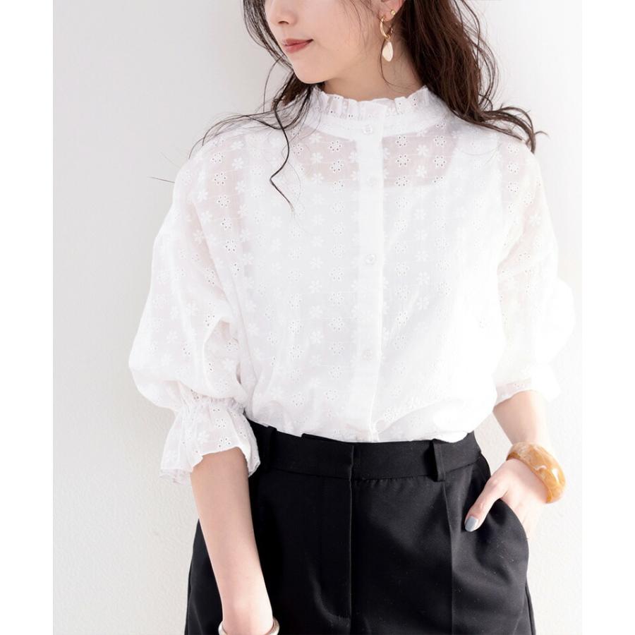 flower - 新品未使用 ルーズレディブラウス flower（ファッション） ブラウス シャツ グロスフラワー
