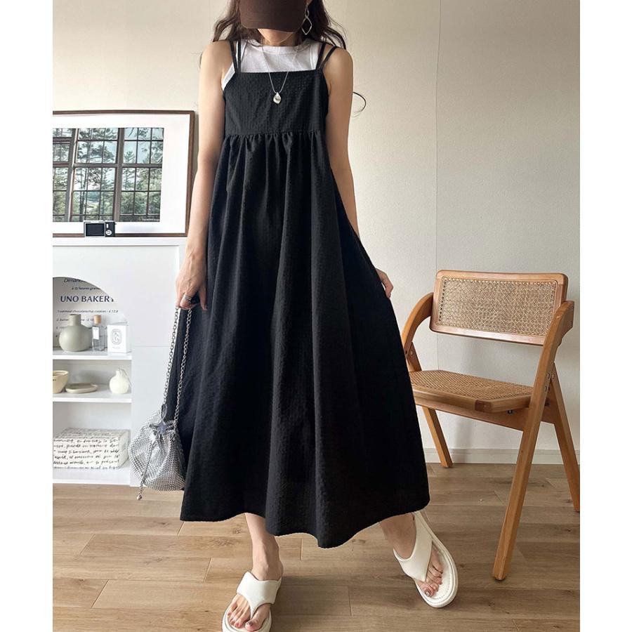 クラシカルエルフ classical elf ワンピース 夏 レディース キャミワンピ ギンガムチェック 主役級 ダブルストラップ バックオープン 大人 | classicalelf | 04