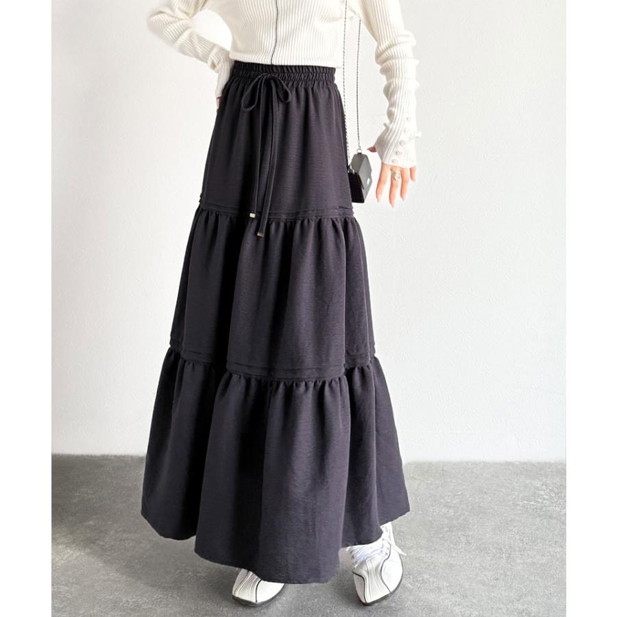 【 クラシカルエルフ classical elf 】 ボトムス スカート レディース ガーデンコア 3段 ティアード SK ロング丈 華やか ふんわり | classicalelf | 11