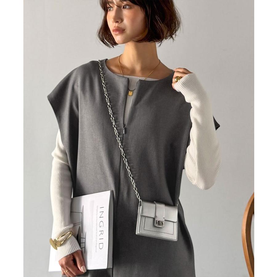 【 クラシカルエルフ classical elf 】 オールインワン サロペット レディース ハーフジップオールインワン スタイルアップ 高見え レイヤードコーデ | classicalelf | 10