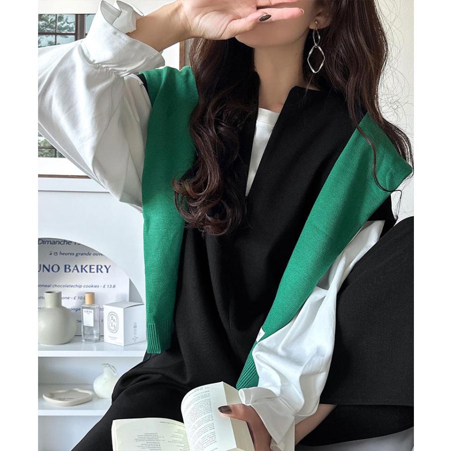 【 クラシカルエルフ classical elf 】 オールインワン サロペット レディース ハーフジップオールインワン スタイルアップ 高見え レイヤードコーデ | classicalelf | 03