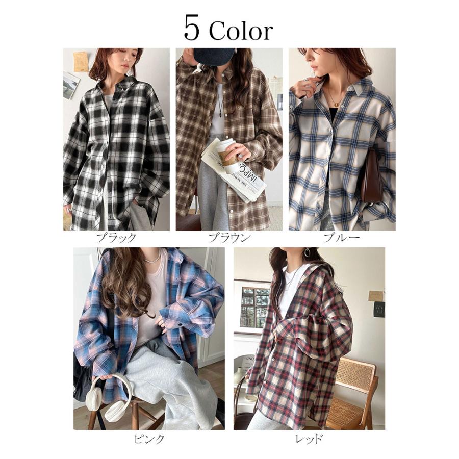 【 クラシカルエルフ classical elf 】 チェックシャツ レディース 秋冬 トップス シャツ レディース 微起毛 大きいサイズ チェック柄 ゆったり | classicalelf | 01