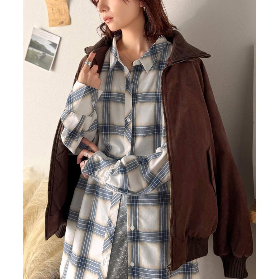 【 クラシカルエルフ classical elf 】 チェックシャツ レディース 秋冬 トップス シャツ レディース 微起毛 大きいサイズ チェック柄 ゆったり | classicalelf | 09