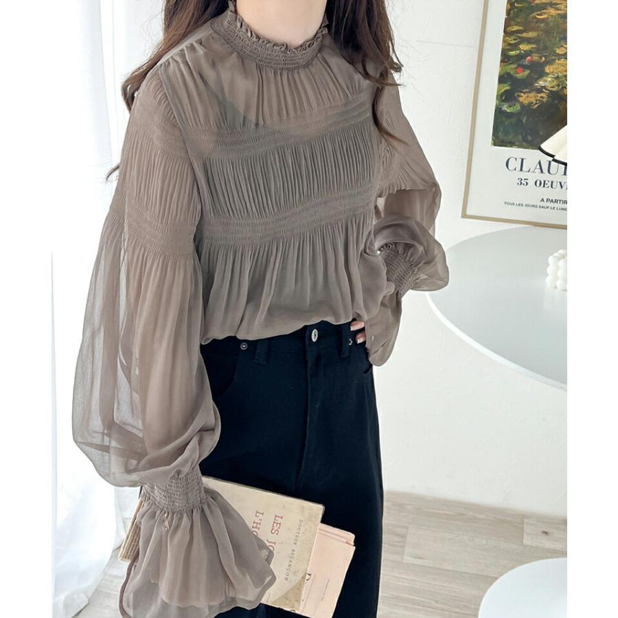 classicalelf トップス シャツ レディース シアー マジョリカ