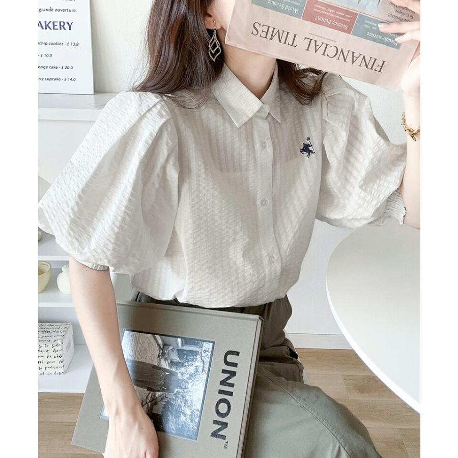 SCYE クラシカル　シャツ　胸元のドレープが可愛い　ふんわり広がる classicalelf（クラシカルエルフ） トップス シャツ レディース タック