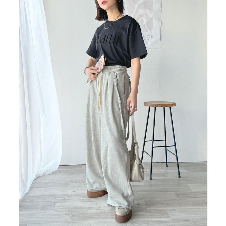【 クラシカルエルフ classical elf 】 tシャツ レディース 半袖 トップス カットソー 大人シンプル ベーシック キレイめカジュアル ロゴT 洗練 | classicalelf | 10