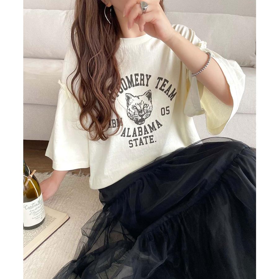 【 クラシカルエルフ classical elf 】 tシャツ レディース 半袖 トップス カットソー 綿100％ こなれ見え フェミニン カジュアル 定番 大人カジュアル | classicalelf | 03