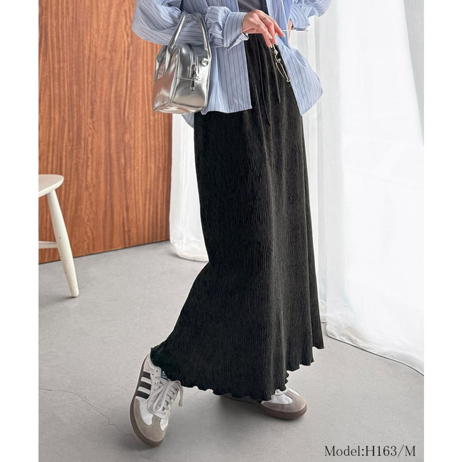 【 クラシカルエルフ classical elf 】 ボトムス スカート レディース プリーツスカート ロング丈 楊柳 ウエスト2w | classicalelf | 06