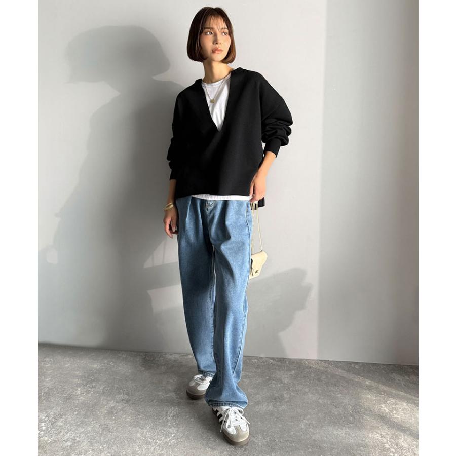 【 クラシカルエルフ classical elf 】 トップス スウェット レディース プルオーバー 裏起毛 深めVネック | classicalelf | 03