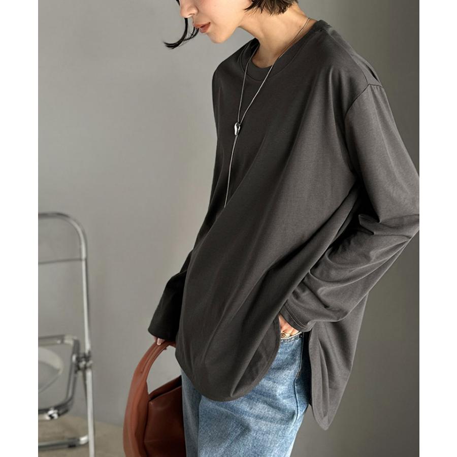 【 クラシカルエルフ classical elf 】 トップス Tシャツ レディース カットソー ロンT 長袖 シルケット素材 レイヤード シンプル | classicalelf | 11