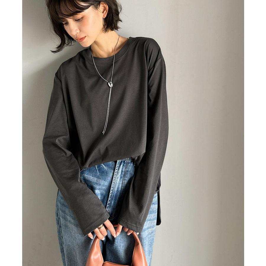 【 クラシカルエルフ classical elf 】 トップス Tシャツ レディース カットソー ロンT 長袖 シルケット素材 レイヤード シンプル | classicalelf | 12