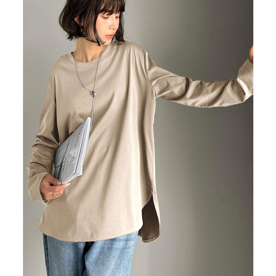 【 クラシカルエルフ classical elf 】 トップス Tシャツ レディース カットソー ロンT 長袖 シルケット素材 レイヤード シンプル | classicalelf | 15