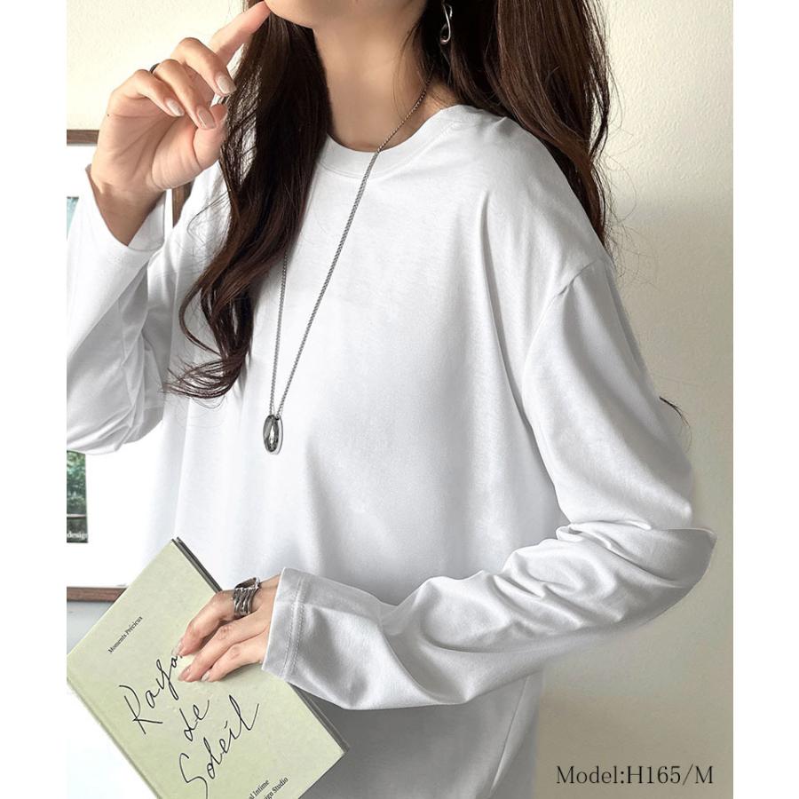 【 クラシカルエルフ classical elf 】 トップス Tシャツ レディース カットソー ロンT 長袖 シルケット素材 レイヤード シンプル | classicalelf | 02