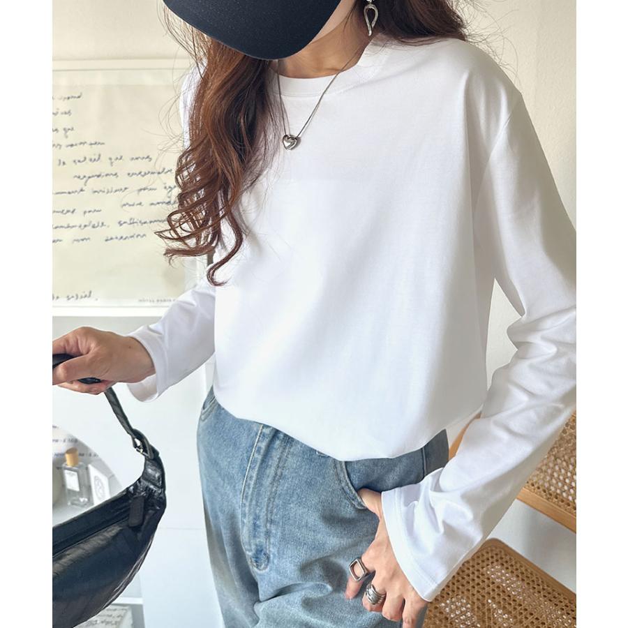 【 クラシカルエルフ classical elf 】 トップス Tシャツ レディース カットソー ロンT 長袖 シルケット素材 レイヤード シンプル | classicalelf | 05