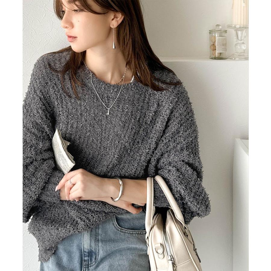 【 クラシカルエルフ classical elf 】 トップス レディース カーディガン ざっくり 編み リボン ヤーン 前後 2WAY 羽織り | classicalelf | 13