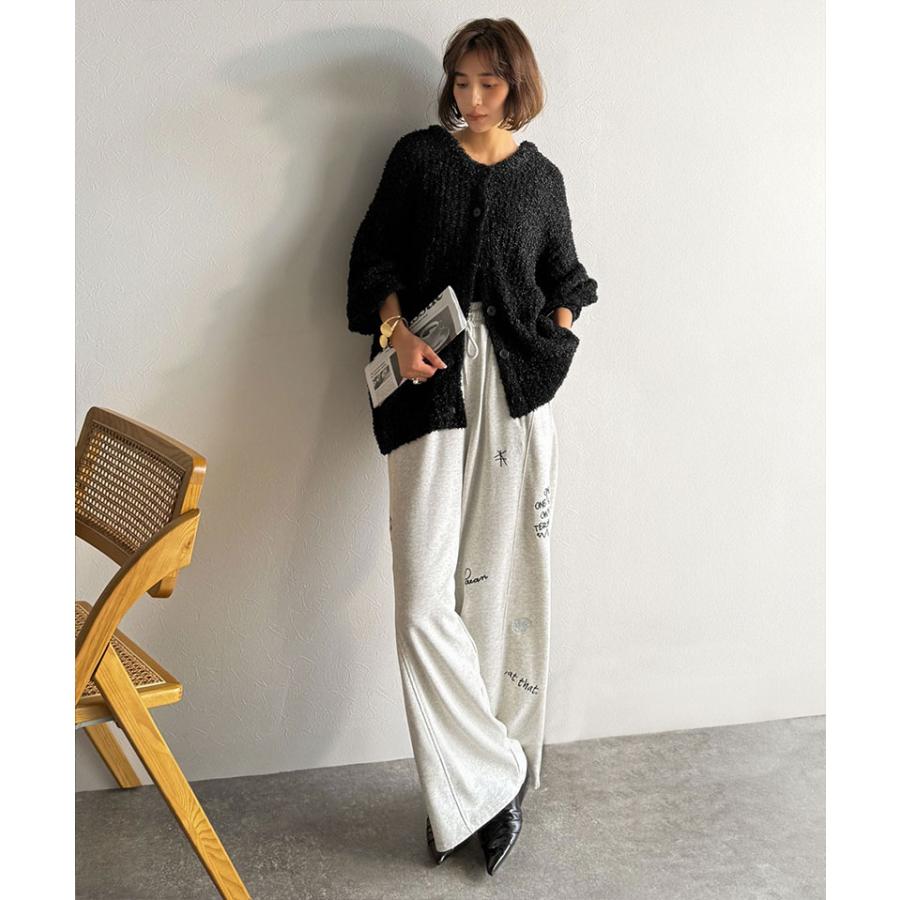 【 クラシカルエルフ classical elf 】 トップス レディース カーディガン ざっくり 編み リボン ヤーン 前後 2WAY 羽織り | classicalelf | 07