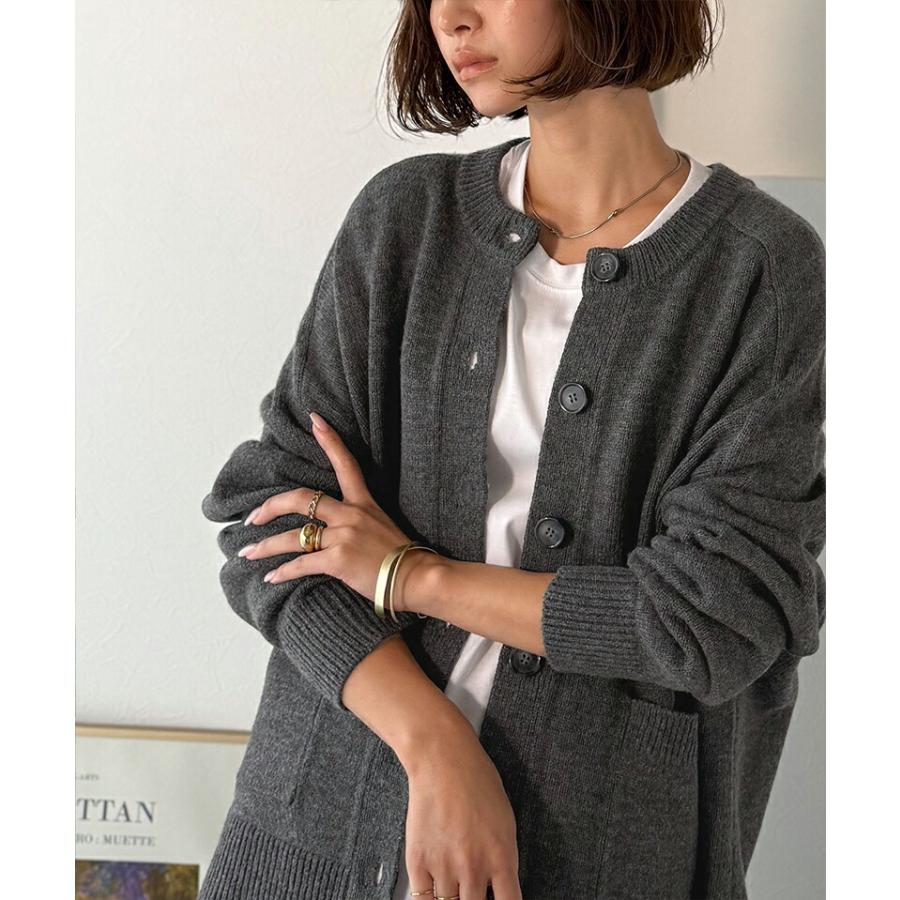 【 クラシカルエルフ classical elf 】 トップス カーディガン レディース 絶妙なすっきりシルエット 華奢感 エポレット スリーブ ボーダー 羽織り | classicalelf | 10