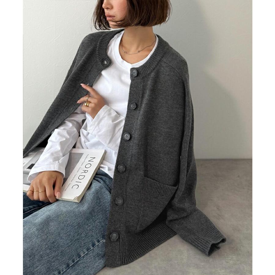 【 クラシカルエルフ classical elf 】 トップス カーディガン レディース 絶妙なすっきりシルエット 華奢感 エポレット スリーブ ボーダー 羽織り | classicalelf | 09