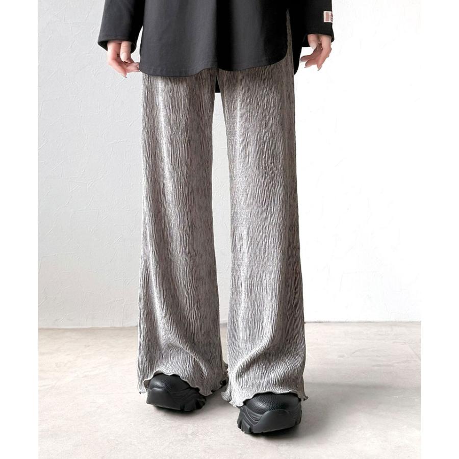 【 クラシカルエルフ classical elf 】 ボトムス パンツ レディース イージーパンツ プリーツパンツ 楊柳 2way ラク 上品 リラックス | classicalelf | 11