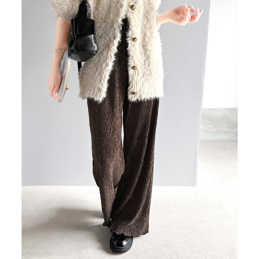 【 クラシカルエルフ classical elf 】 ボトムス パンツ レディース イージーパンツ プリーツパンツ 楊柳 2way ラク 上品 リラックス | classicalelf | 14