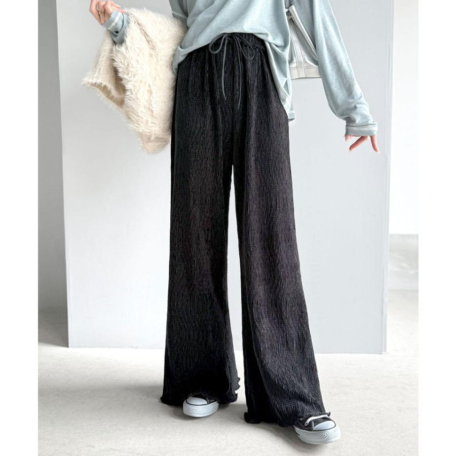 【 クラシカルエルフ classical elf 】 ボトムス パンツ レディース イージーパンツ プリーツパンツ 楊柳 2way ラク 上品 リラックス | classicalelf | 04