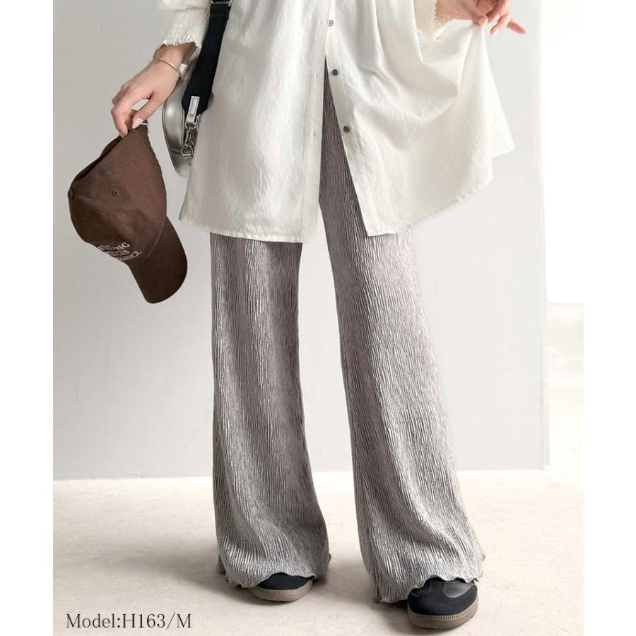 【 クラシカルエルフ classical elf 】 ボトムス パンツ レディース イージーパンツ プリーツパンツ 楊柳 2way ラク 上品 リラックス | classicalelf | 07